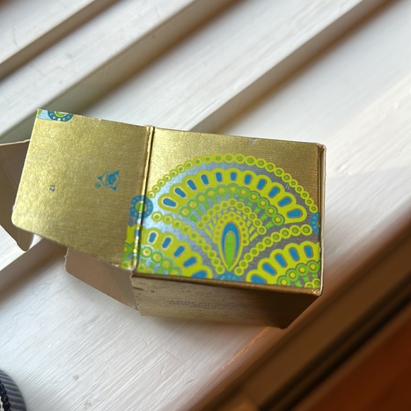 Avon Blue vintage cream sachet glass container Moonwind - Picture 12 of 13